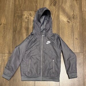 Nike Kids Charcoal Raincoat